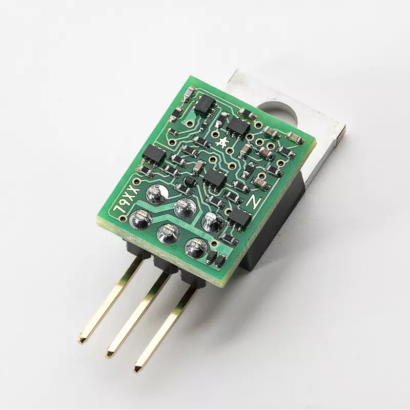 discrete voltage regulator for audio power supply